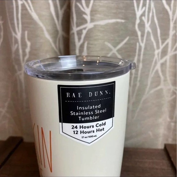 RAE DUNN PUMPKIN FALL LOVE COFFEE HTF RD KITCHEN HOME - Picture 3 of 4